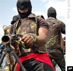 Gunmen from Nigeria's volatile Niger Delta
