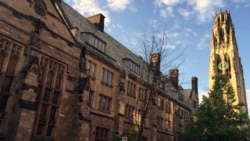 Harkness Tower on the campus of Yale University in New Haven, Conn., Sept. 9, 2016 photo.