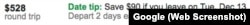 Google Flights Tip