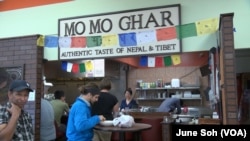 Momo Ghar is just a counter and two tiny tables but it has a big reputation, #1 in Columbus, Ohio on Yelp.