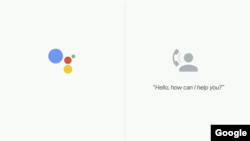 An example of the AI-powered Duplex feature is demonstrated during Google’s I/O 2018 developers' conference in Mountain View, California on May 8, 2018. (Google)