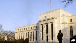 FILE - The Federal Reserve Building in Washington, January 14, 2010.