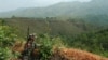 မိုင်ဂျာယန်ဒေသက KIA ကင်းပုန်းတခု (ဓာတ်ပုံ - AFP) 
