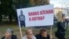 Bosnia and Herzegovina -- Citizens protest and seek the justice for the murdered 21-year-old Dzenan Memic, in Sarajevo, October 5, 2018.