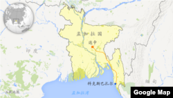 孟加拉国科克斯巴扎尔地理位置