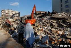 Ruševine nakon zemljotresa u Kahramanmarasu, Turska, 8. februara 2023.