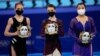 One Russian Skater Falls, Another Wins Gold