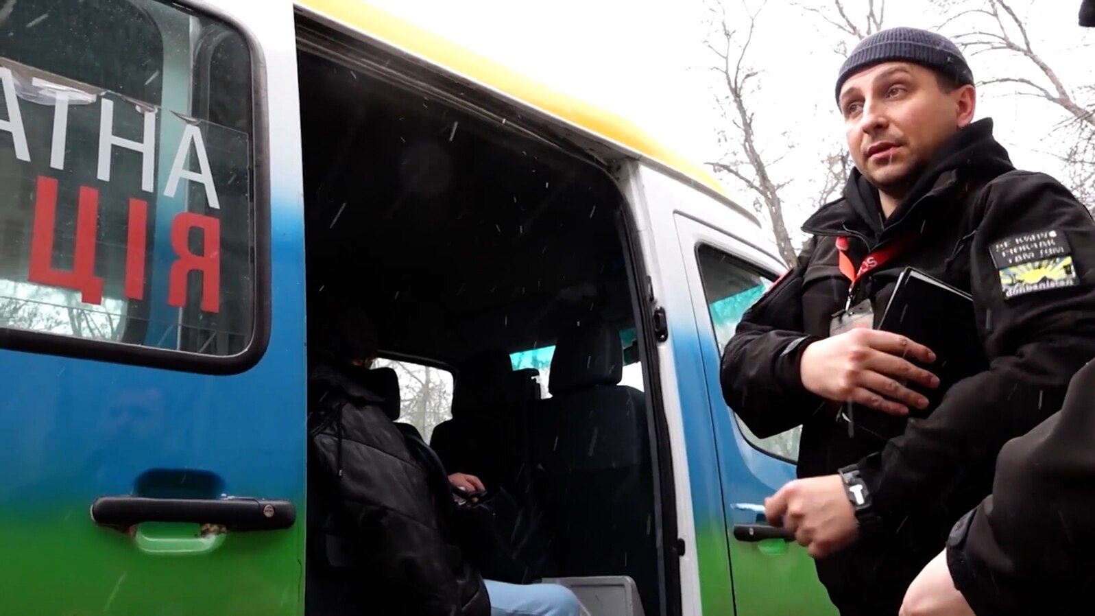 Evacuation of the people from war endegered zones in Ukraine (Foto: VOA)