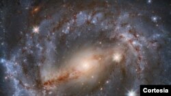 Imagen de la Galaxia NGC 5643, en la constelación Lupus, tomada por el telescopio Hubble. [Foto de archivo]