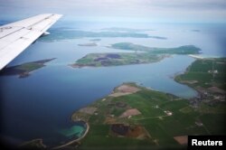 FILE - An aerial view of the Orkney Islands, Scotland May 3, 2014. Picture taken May 3, 2014. (REUTERS/Nigel Roddis/File Photo)