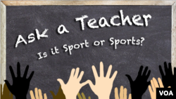 Sport or Sports?