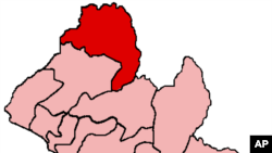 Map of Liberia and Lofa County