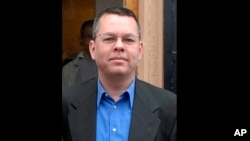 FILE - Andrew Brunson, an American pastor, is seen in this undated photo in Izmir, Turkey. (DHA-Depo Photos via AP, File)