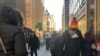 La ciudad de Nueva York también amaneció congelada el jueves. Se espera que las condiciones del clima cambien para el fin de semana.[Foto: Celia Mendoza, VOA].