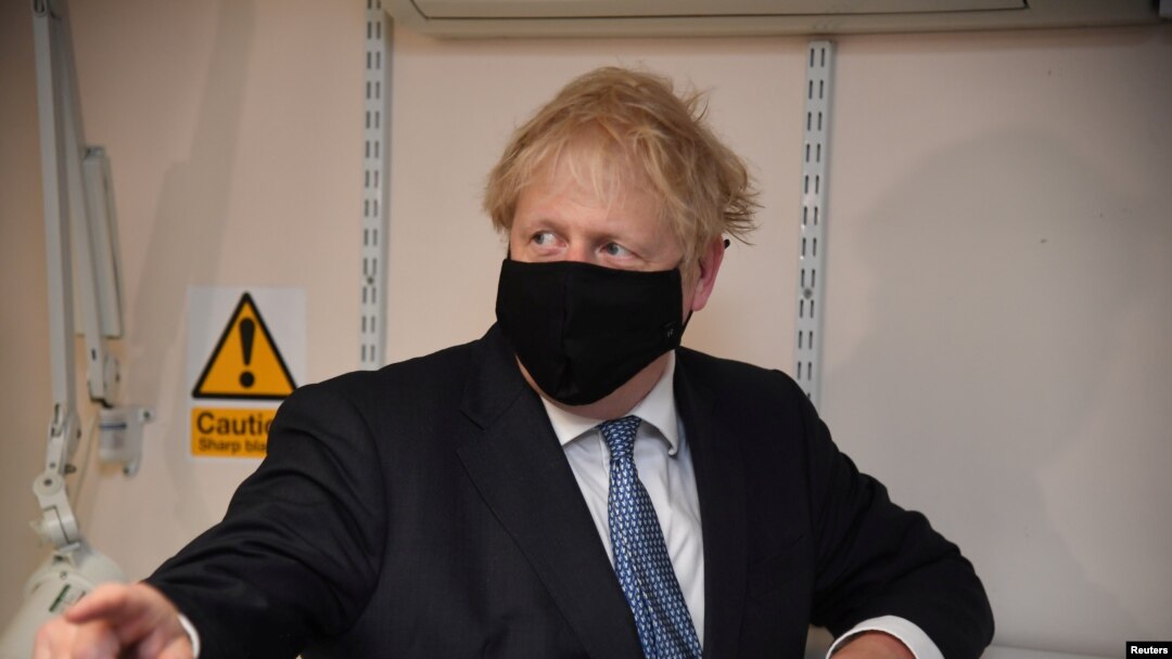 英國首相約翰遜。