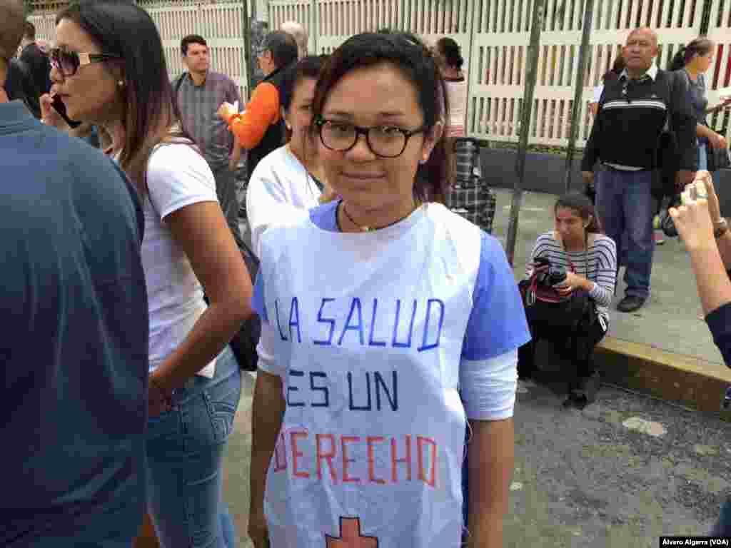 "La salud es un derecho" claman los venezolanos.